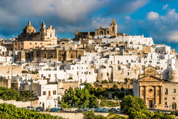 istock Panoramic view of Ostuni, Apulia, Italy 1282156637
