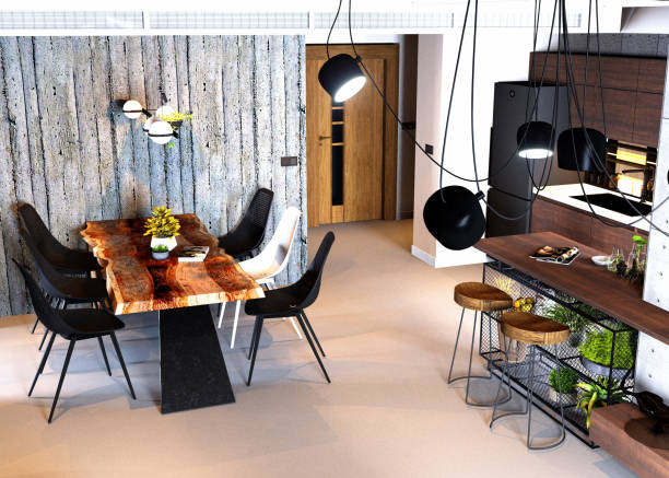 istock 3D Render of Living room 1282156684