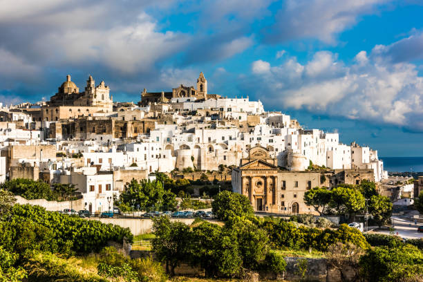 istock Panoramic view of Ostuni, Apulia, Italy 1282156744