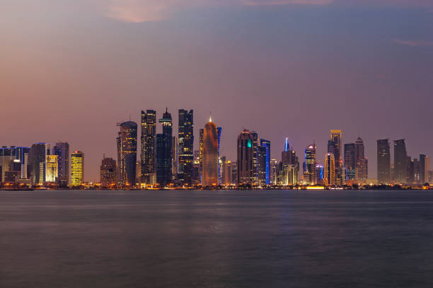 istock doha city skyline, qatar 1282158176