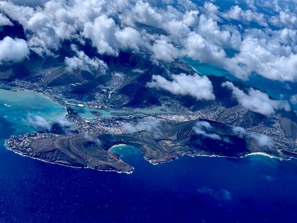 istock Aerial views of Oahu 1282159164