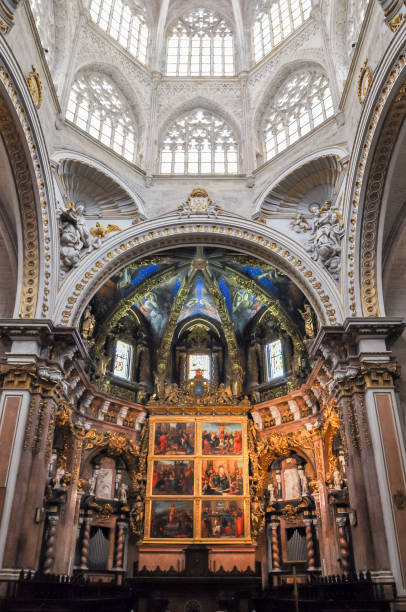 istock Interiors of Valencia Cathedral, Spain 1282160738