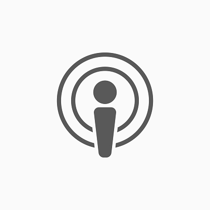 istock podcast icon, podcast vector 1282161250