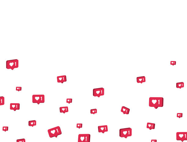 istock Like icons frame on white background. Social media design elements. Comment and follower symbol. Counter notification border. Social network composition. Emoji reactions. Vector illustration 1282162564