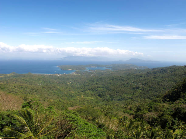istock Sea and sky view from the mountain in Mindoro island 1282163541