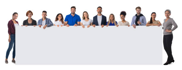 istock People holding blank sign isolated 1282164158