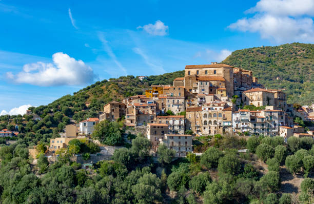 istock Pisciotta village, from Cilento Coast, Italy 1282164288