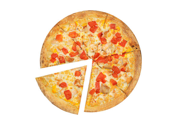 istock pizza with cheese and tomatoes isolated on white background 1282165104