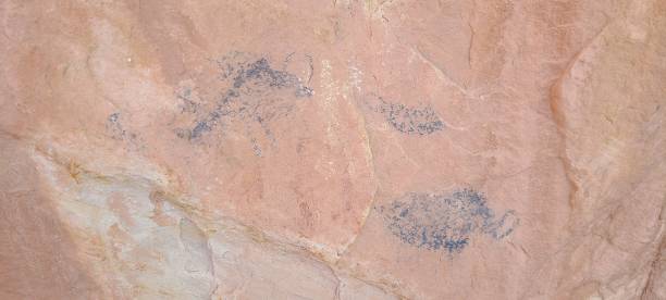 istock Bison Herd Rock Art at Arch Canyon Ruins, Bears Ears, Utah 1282167070