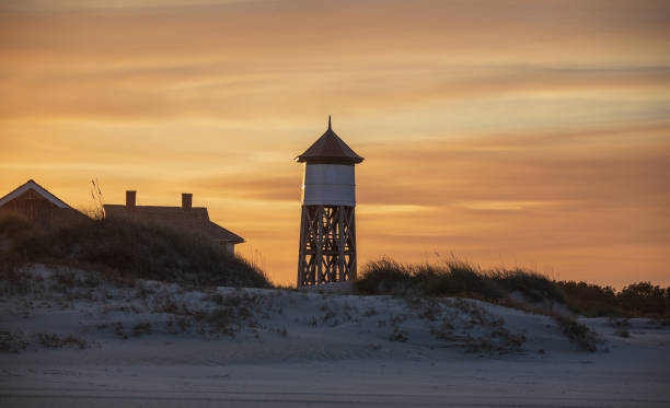 istock Sunset Old Coast Guard Station in Corolla 1282167771