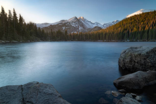 istock Bear Lake Rocky Mountain national Park 1282176991