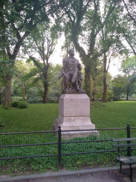 istock Statue of a man in Central Park 1282179554