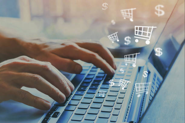istock shopping online concept, buy on internet 1282184932