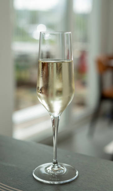 istock glass with prosecco wine in a restaurant 1282190878