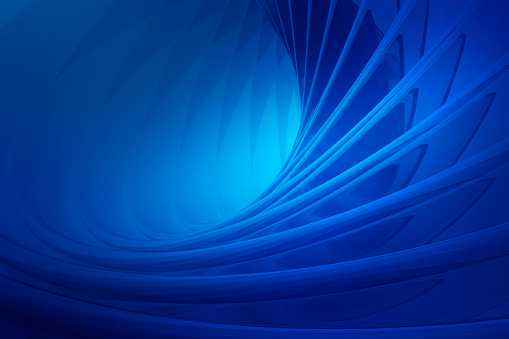 Blue abstract geometric background for presentation