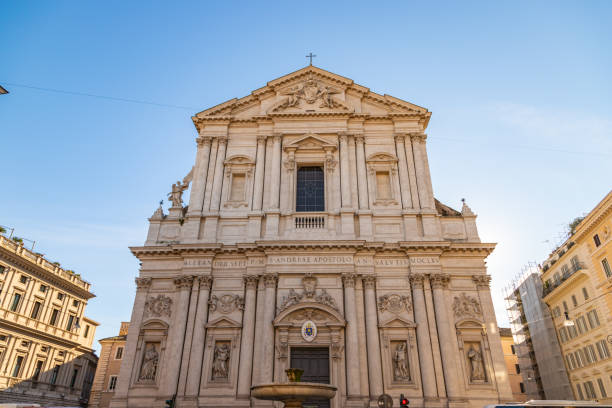 istock View at Sant'Andrea della Valle church in Rome, Italy 1282197675