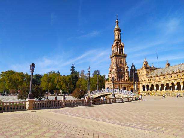 istock Square of Spain in Seville, Spain 1282201401
