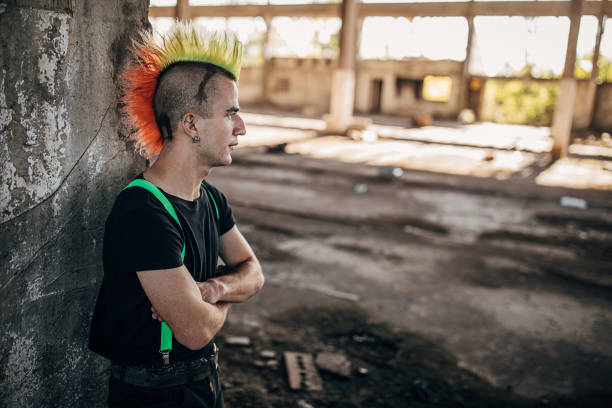 istock Profile portrait of male panker 1282201980