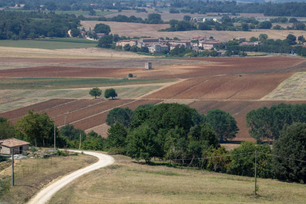 istock Idyllic countryside in Tuscany, Italy 1282206208