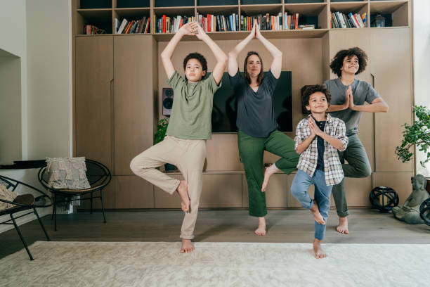 istock Family working on their zen mood 1282215339