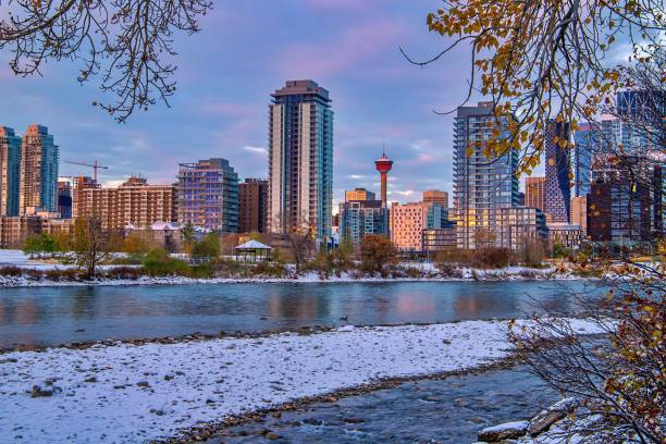 istock Sunrise Clouds Over Downtown Calgary In The Winter 1282222329