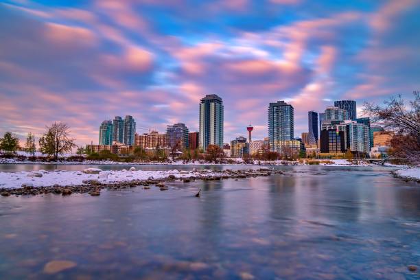 istock Sunrise Clouds Over Downtown Calgary In The Winter 1282222535