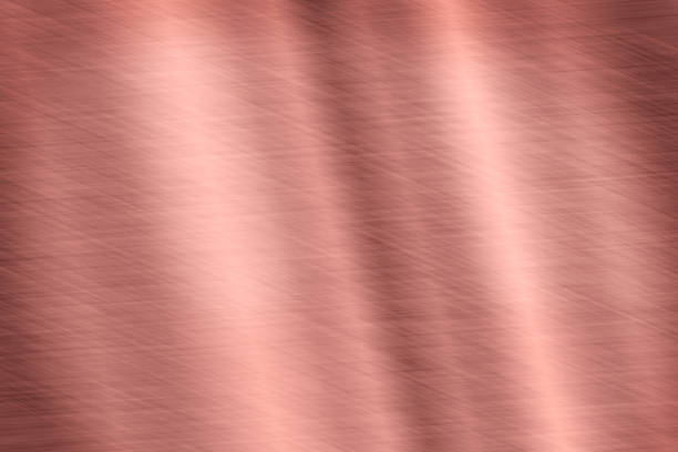 istock Copper background or texture of brushed plate metal 1282226422