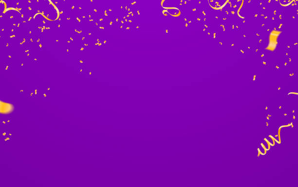 あなたのテキストのためのパーティーパープルバルーンの背景。ベクトル図。風船でお祝いの背景。誕生日、ポスター、バナーハッピーを祝う - purple circle frame design点のイラスト素材／クリップアート素材／マンガ素材／アイコン素材