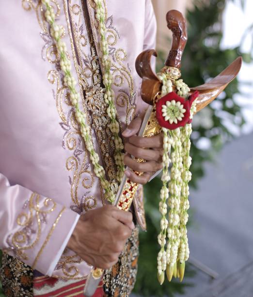 istock The groom holds a keris 1282234435
