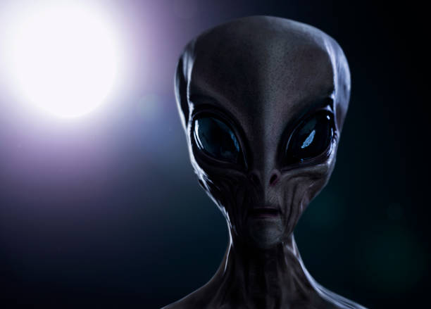 istock Alien at Night Stock Photo 1282235887