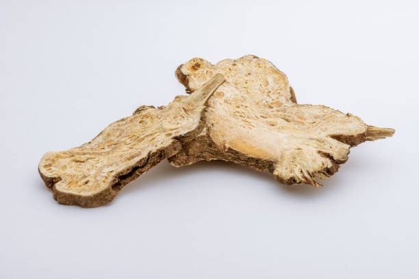 istock Sliced Angelica sinensis or Dang Gui - Chinese herbs 1282237103