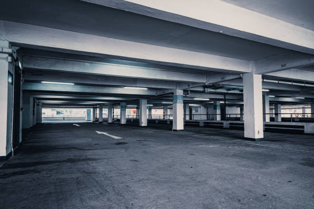 istock Parking garage of a modern building 1282239557