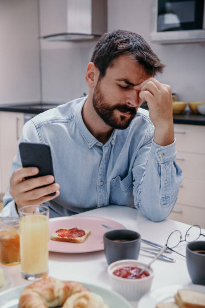 istock Starting the morning with bad email 1282241890