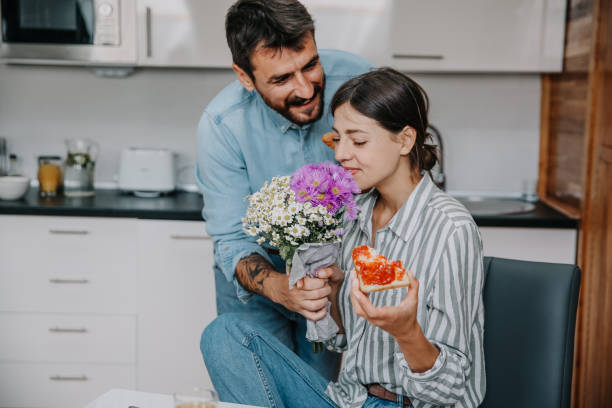 istock Fresh morning flowers for my queen 1282242608