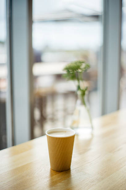 istock A cup of cafe latte on top of table 1282246267