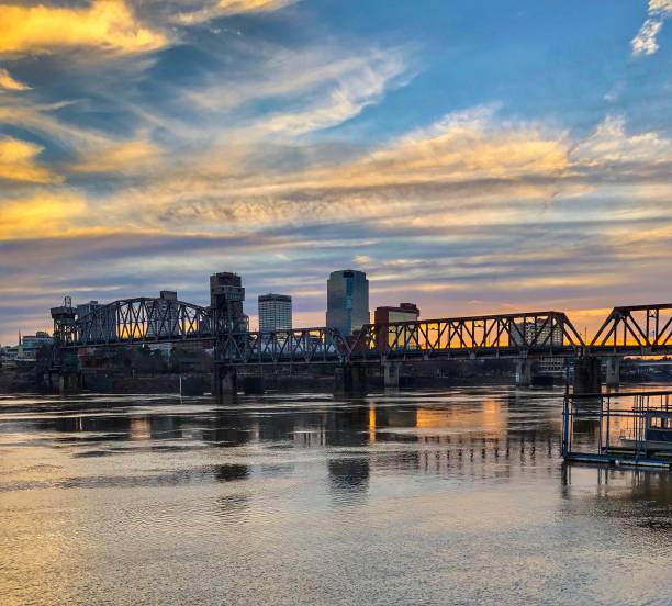 istock Winter Sunset Over Little Rock 1282252727