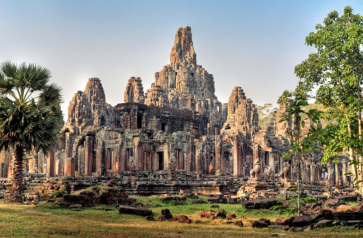 Angkor Thom temple, also called uncle Tom, in Siem Reap, Cambodia.