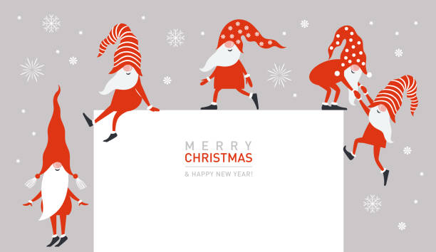 Christmas Greeting card design . Poster. Happy New Year. Merry Christmas. Seasons Greetings. vector art illustration