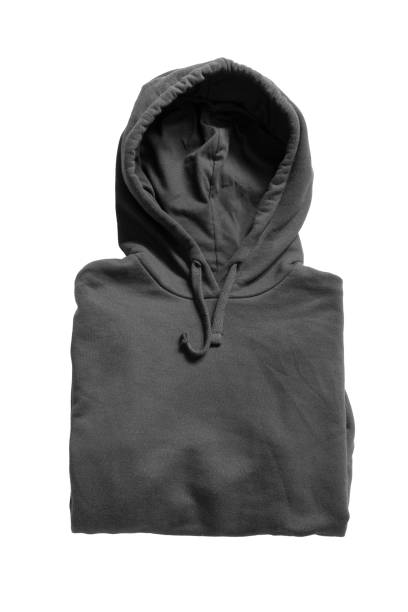 Folded hoody isolated stock photo