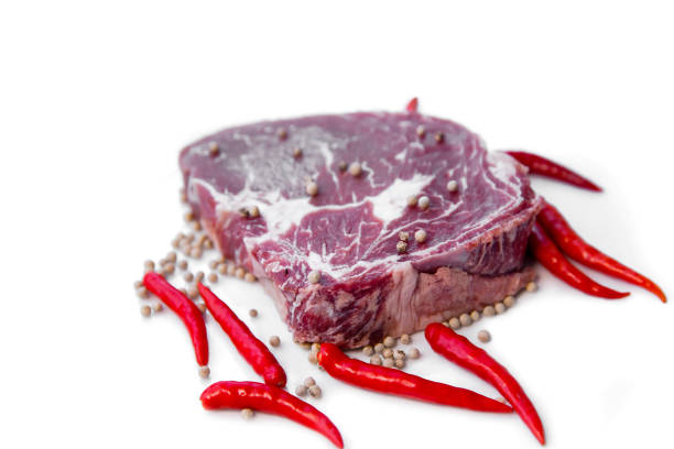 肉, 赤身肉, 生の食べ物, 豚肉, 肉屋 - meat butchers shop raw market ストックフォトと画像