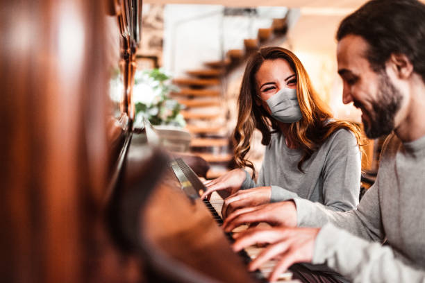 istock playing the piano together during the lockdown 1282272674