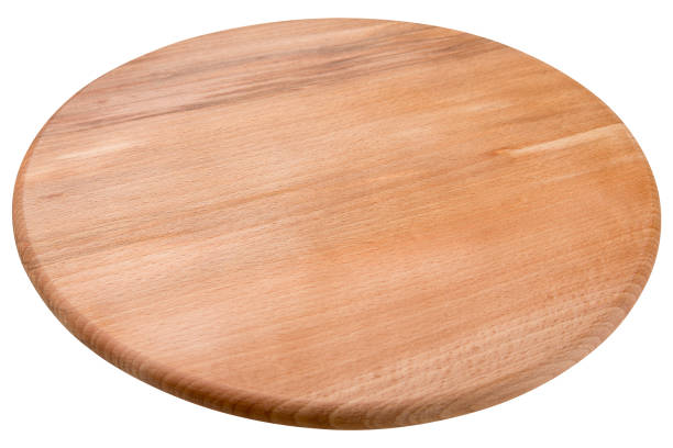istock round wooden cutting board for serving food, on white background 1282274380