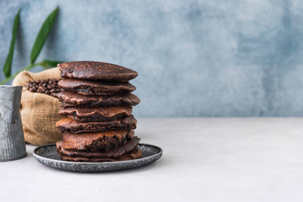 istock space pancake with coffee bean food background 1282278673
