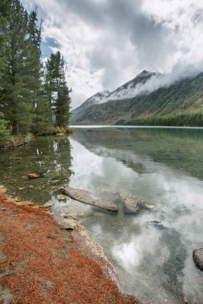 istock Mean Multinskiye lake, Altai mountains. Autumn landscape 1282281759