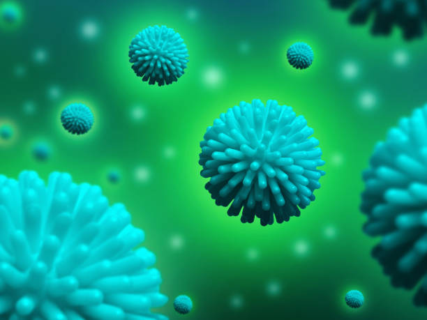 istock Covid-19 virus. Coronavirus bacteria under the microscope. Pandemic concept. 1282284941