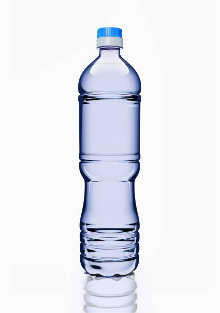 istock Bottle of water isolated on white. 3d illustration, 3d render 1282287652