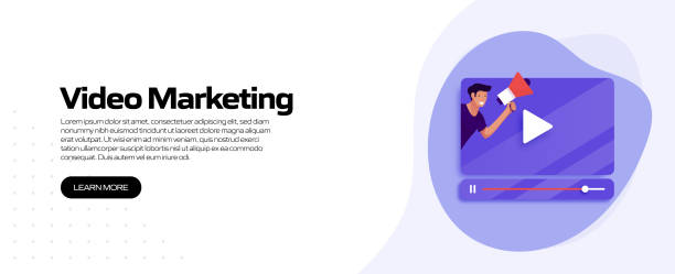 istock Video Marketing Concept Vector Illustration for Website Banner, Advertisement and Marketing Material, Online Advertising, Business Presentation etc. 1282291724