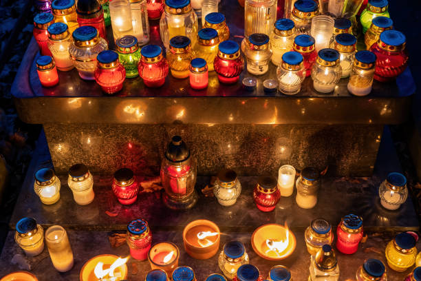 istock Candle Lights On All Saints Day 1282293132