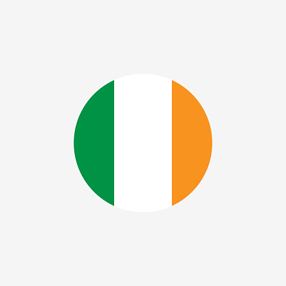 Vetores de Ícone Da Bandeira Redonda Da Irlanda e mais imagens de Bandeira  - Bandeira, Bandeira nacional, Branco - iStock