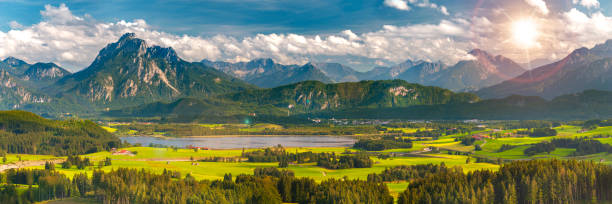 istock beautiful panoramic landscape in Bavaria, Germany 1282297042